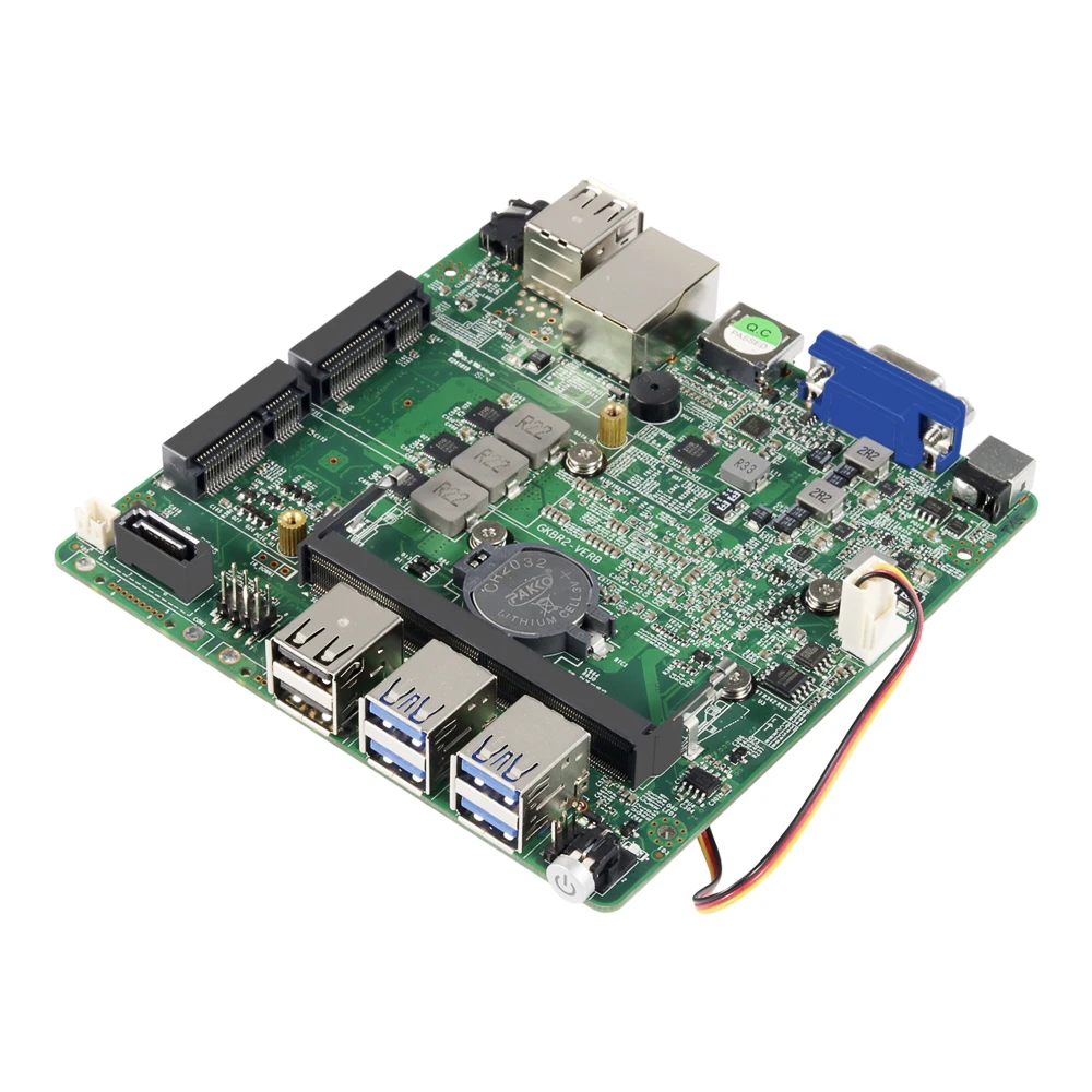 Материнская плата для миникомпьютера Intel Core i3-8130U Процессор DDR4 mSATA SATA 4xUSB3. 0 4xUSB2. 0 Mini PCI-E Вай-Фай HDMI VGA Gigabit Ethernet LAN
