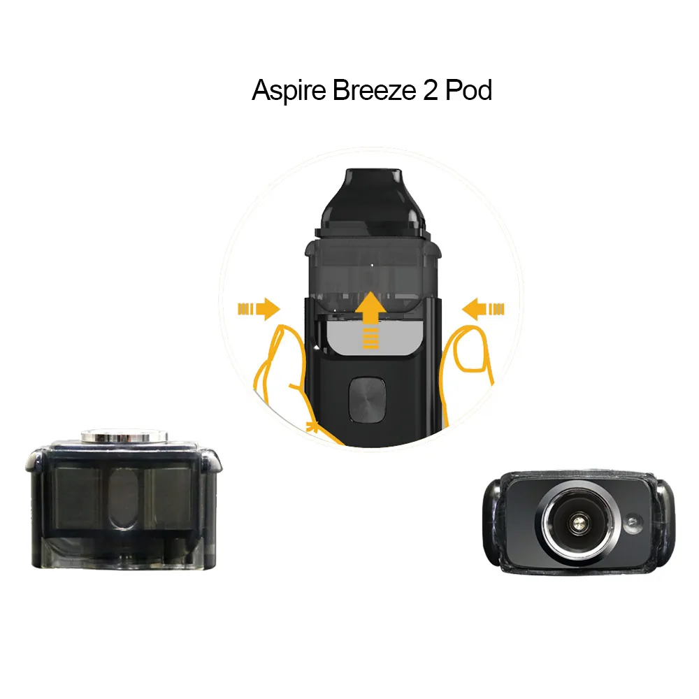 В наличии! Оригинальный атомайзер Aspire Breeze 2 Pod 3 мл для атомайзера Kit электронная