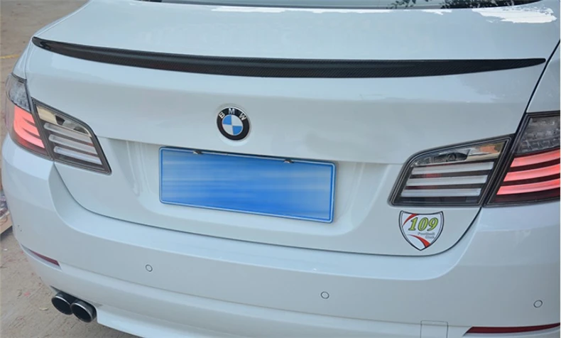 Спойлер HLONGQT из углеродного волокна для BMW 5 серии F10 F18 M5 2011 2017 высококачественные