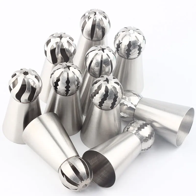 Наконечники для кремов 13 шт./компл. в форме шара русские кондитерские изделия