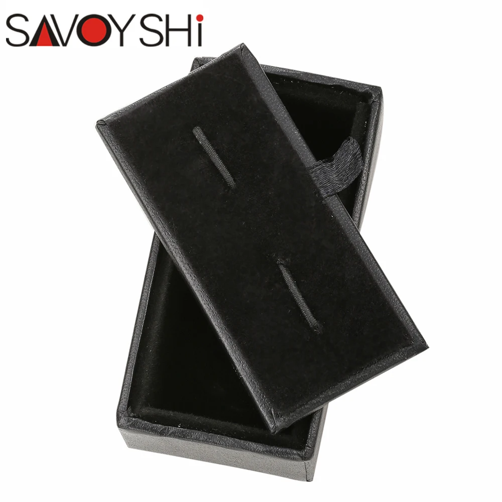 SAVOYSHI мужские футболки золотого цвета запонки аксессуары Подарки роскошные