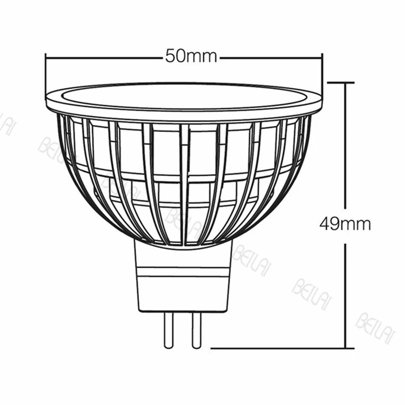 Приглушаемая Светодиодная лампа 4 Вт MR16 12 В Mi светильник CCT (2700 6500K) умные