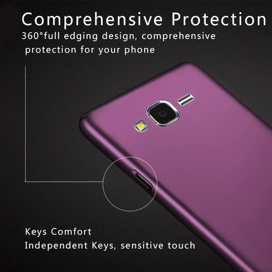 Для Samsung Galaxy J2 J5 J7 Prime чехол G532f G570f G610f Жесткий для телефона защитный Coque | Мобильные