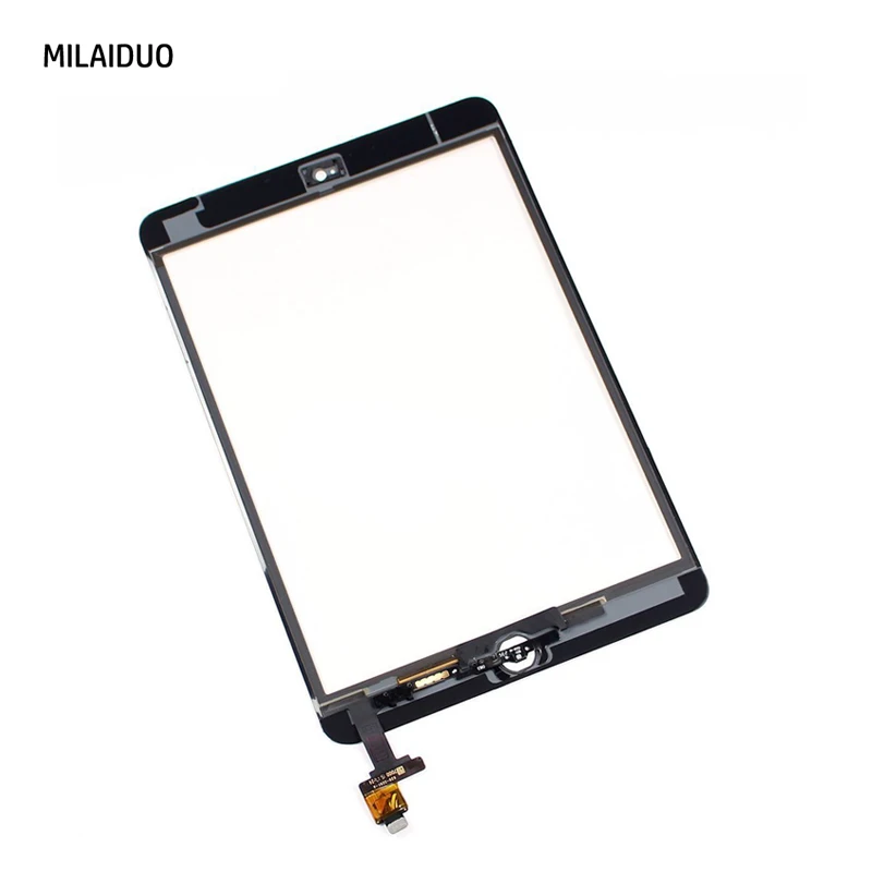/OEM сенсорный экран для iPad Mini 1 2 A1432 A1454 A1455 A1489 A1490 A149 с разъемом микросхема+ кнопка домой+ держатель камеры