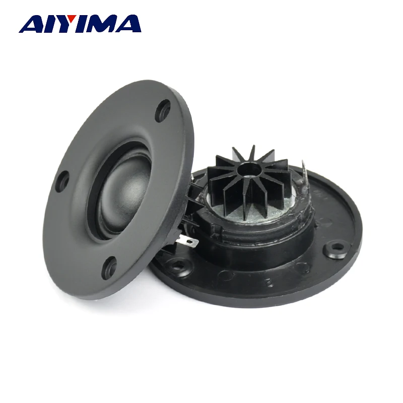 Aiyima 2 шт. 74 мм HIFI твитер 6ohm 60 Вт 25 Core Шелковый аудио динамик алюминиевый радиатор N40 Сильный магнитный твитер аудио DIY