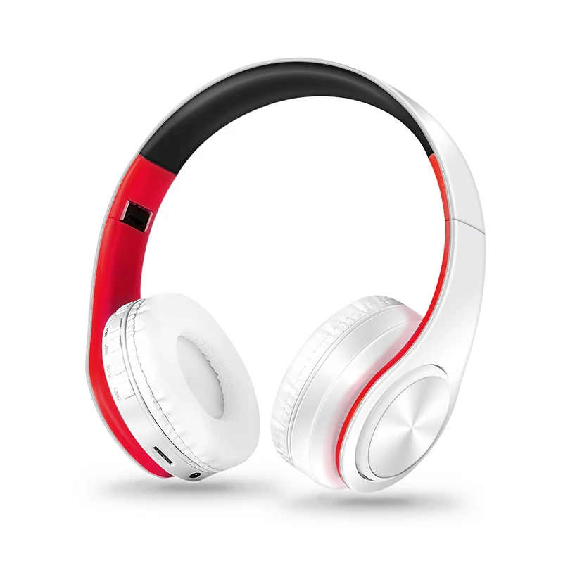 Складные беспроводные Bluetooth наушники с сабвуфером Hi Fi стерео спортивная