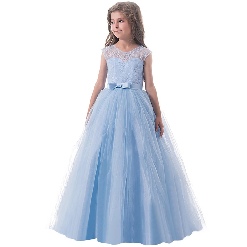 

Flower Girl Wedding Evening Party Dresses For Kids Girl Dress For Wedding And Party Princess Costume Children Dress For Girls 9T