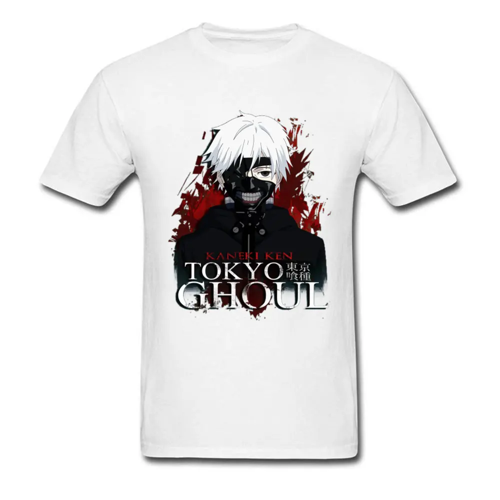Футболка Tokyo Ghoul Кен канеки Мужская футболка человек-пожиратель аниме ужас топы