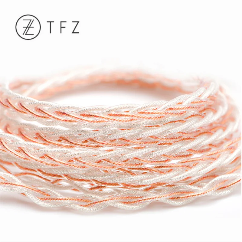 TFZ TC 1 2 2pin/0 78 мм обновленный кабель ручной работы высокой чистоты один кристалл