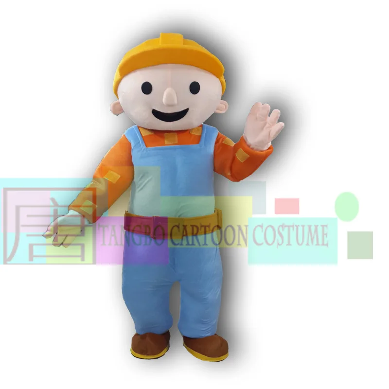 Нарядное платье Боб-конструктор для взрослых костюм-талисман бесплатная