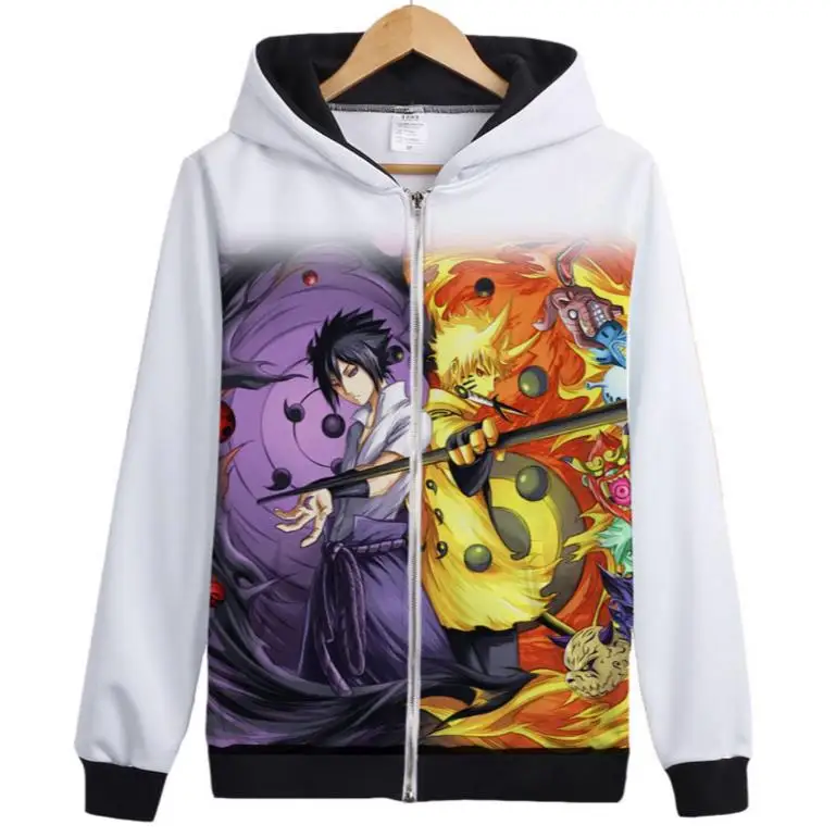 Япония Горячая Наруто Uzumaki NARUTO Хатаке Какаши Саске пальто унисекс скелет