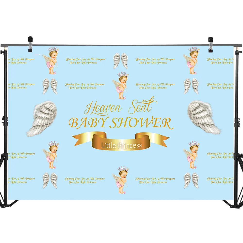 Фотофон NeoBack Baby Shower с изображением первого дня рождения небеса для новорожденных