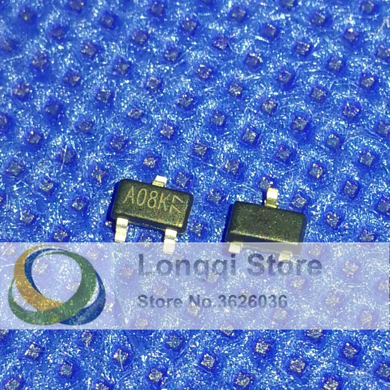 50PCS AO3400 3400 Mark A08K X0DP SOT-23 SOT-23-3L N-Channel Enhancement Mode Field Effect Transistor NPN 5.7A 30V | Электроника