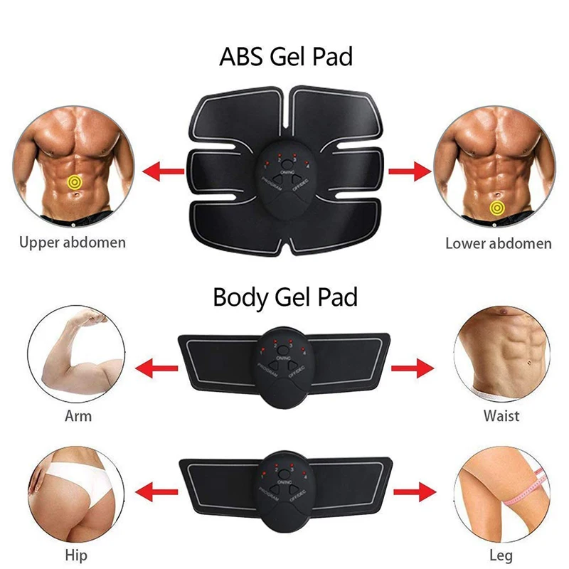 EMS беспроводной мышечный Стимулятор умный фитнес ABS тренажер для бедер Электрический абдоминальный ягодицы Бодибилдинг сжигание жира для похудения