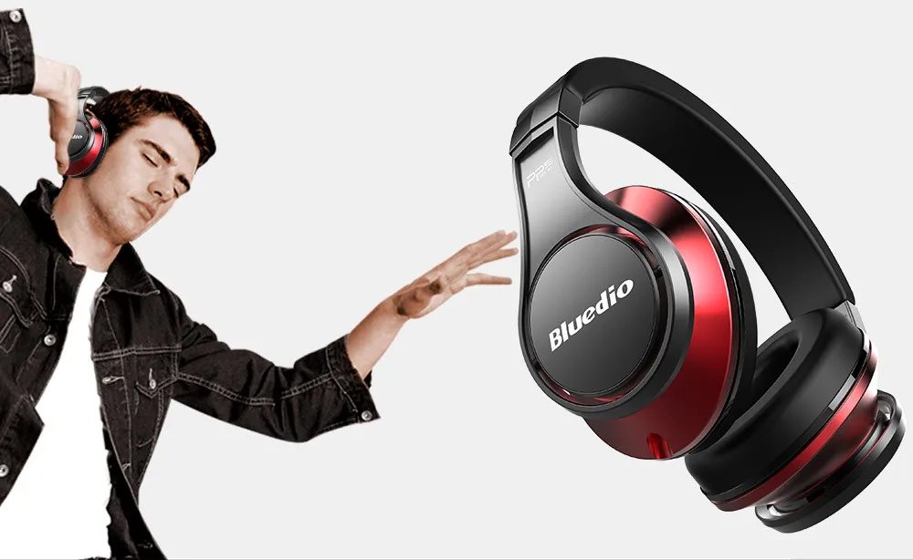 Bluedio НЛО 3D Бас Bluetooth Гарнитура Запатентованная 8 Водителей HiFi накладные наушники Беспроводные Наушники для мобильного телефона и музыка