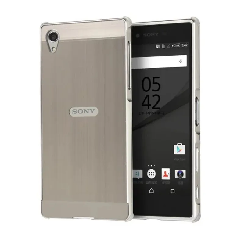 Чехол для Sony Xperia Z5 Dual E6683 E6653 металлический чехол с металлической рамой и задней