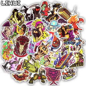 Наклейка в стиле панк-рок, граффити, 50 шт., сексуальная Водонепроницаемая наклейка s для самостоятельного изготовления гитарного шлема, багажа, наклейки для скейтборда для ноутбуков s