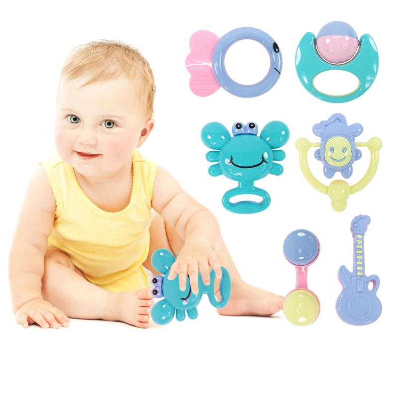 6 шт. детские погремушки для раннего развития|baby rattle|development toysshake bell |
