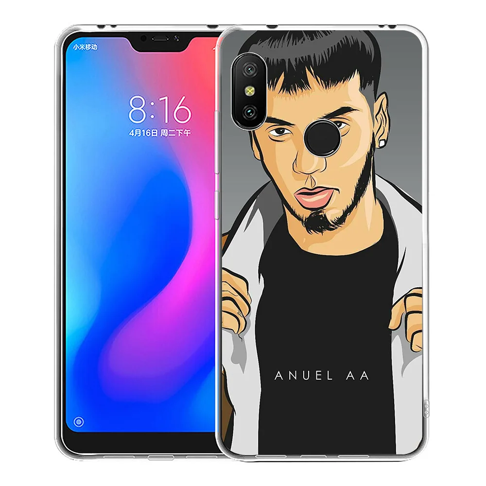 IYICAO Anuel aa Ozuna хип-хоп Мягкий силиконовый чехол для телефона Xiaomi Mi 9 8 SE 6 A1 A2 Lite F1 MIX2S
