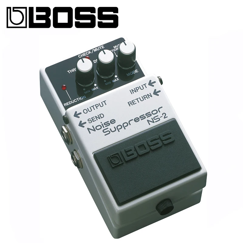 Boss NS-2 аудио Шумоподавитель педаль для комплект для гитары с выбор, полировочная ткань и струны намотки