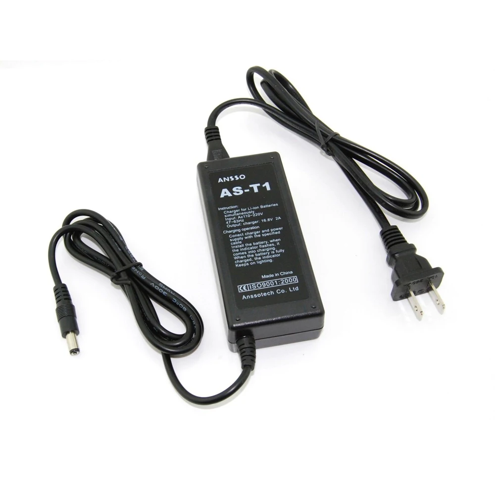 Новый Ansso AS-T1 DC 16 8 v 2A Питание Зарядное устройство адаптер 5 мм/2 1 мм для Sony BP-U60/U30 Li-Ion