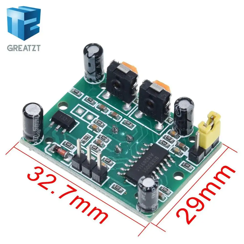 GREATZT 1 шт. HC-SR501 Отрегулируйте пироэлектрический инфракрасный PIR датчик движения модуль детектора для arduino для raspberry pi наборы