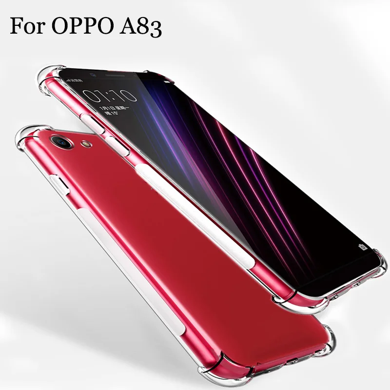 Модный Ультратонкий чехол для телефона s OPPO A83 Прозрачная мягкая задняя крышка A 83