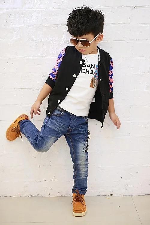 Лидер продаж 2015 года весенне-Осенняя детская одежда джинсы для маленьких