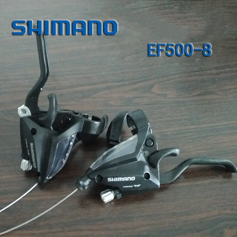 3x8S SHIMANO, ST-EF500-7, 8 велосипедных тормозов, набор, MTB, тормозные рычаги и рычаги переключения передач, 3x7 S, 3x8 s, 21 s/24 s - Цвет: 3x8S