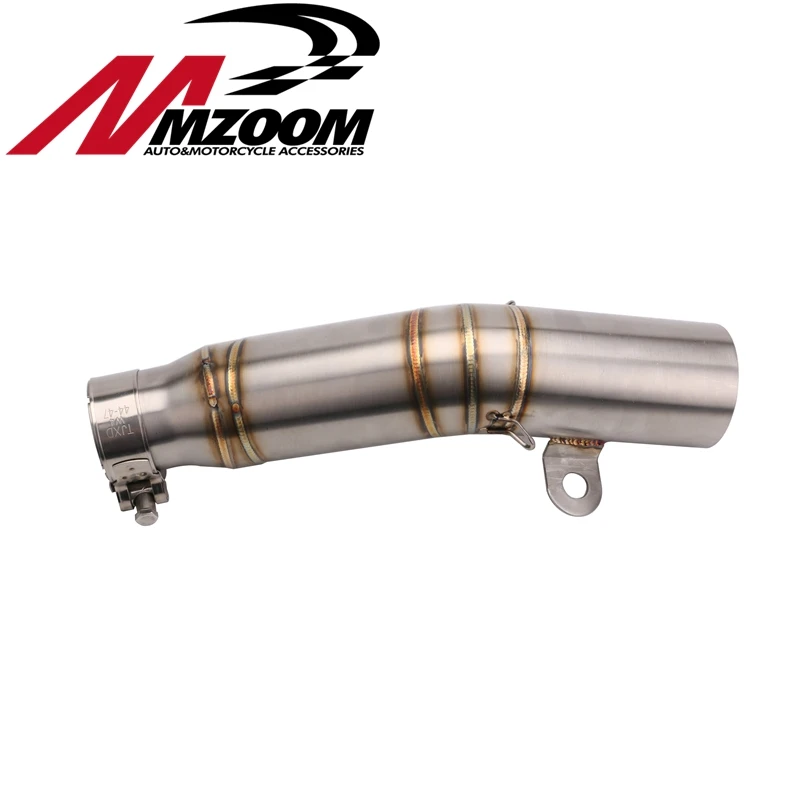 Бесплатная доставка Мотоцикл выхлопная труба глушителя центральная разъем для yamaha R6 06 14|motorcycle exhaust pipe