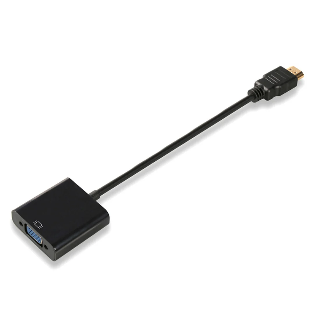 Адаптер Marsnaska HDMI-VGA с покрытием Высокоскоростной 1080P активный конвертер адаптер