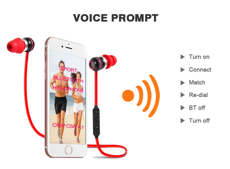 Caldecott BT KDK03 лучший Беспроводной Bluetooth Магнитный Шум шумоподавления наушники fone de