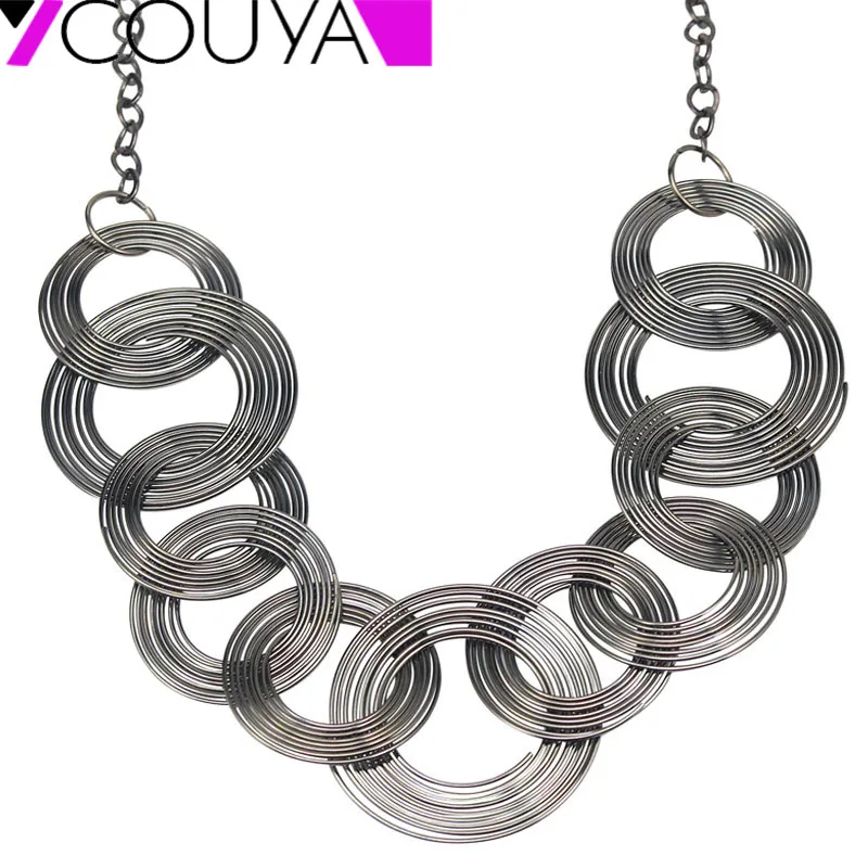 Collar Choker Necklaces Vintage Retro Statement Women Brand Necklace & Pendant Jewelry N10065|necklace silver|necklace pinknecklace rock |