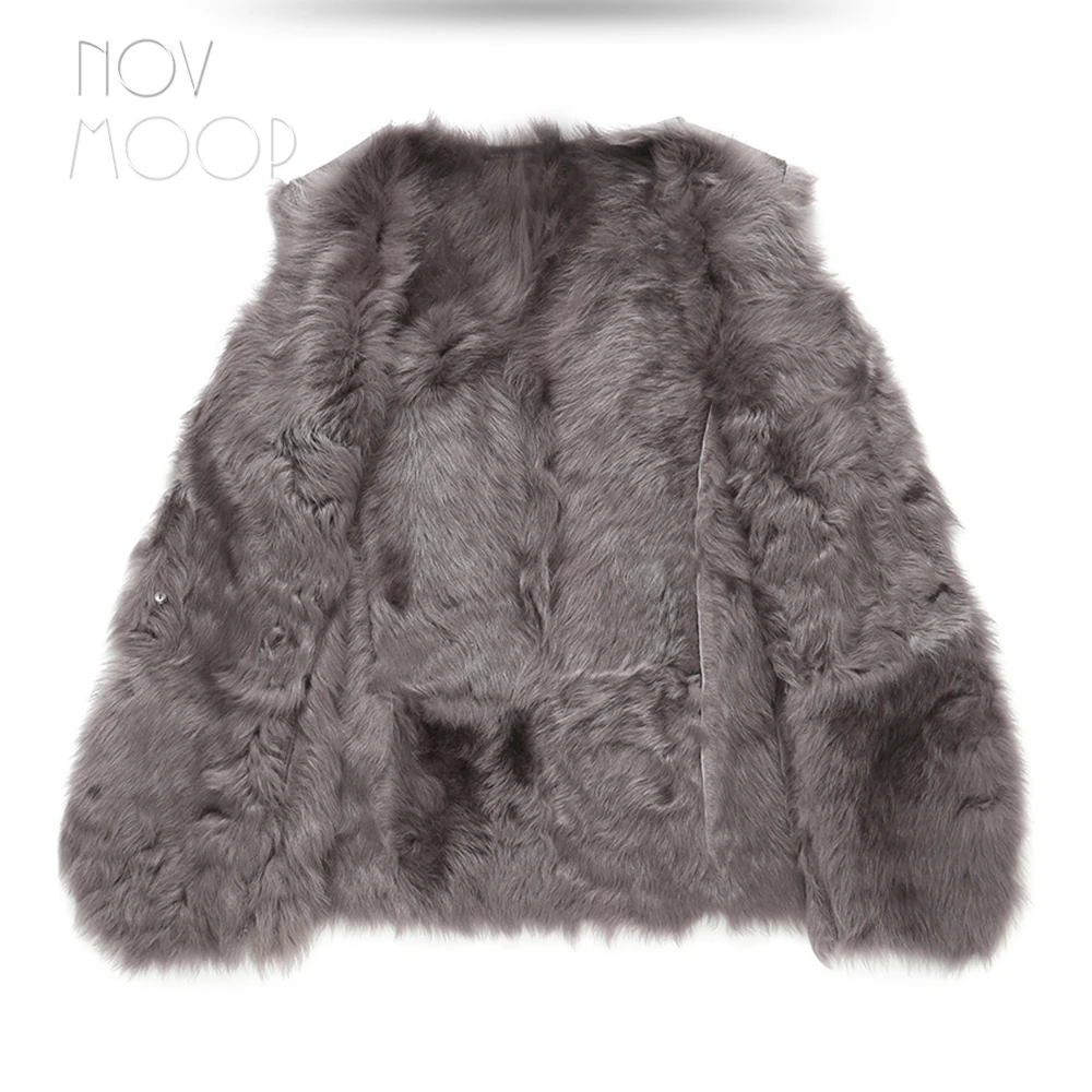 Men black camel grey genuine leather real lambskin shearling fur vest winter 100% wool coat jackets chalecos para hombre LT2622 | Мужская