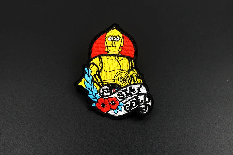Космические Звездные войны йода Штурмовик BB8 патчи железные на ткань инопланетянин Вселенная значки вышитые наклейки для аппликаций