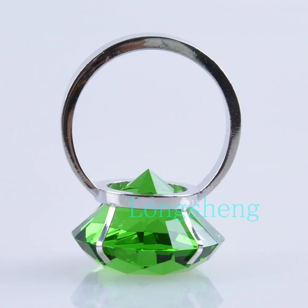 Кольца для салфеток стеклянные стразы с зеленым Искусственным изумрудом|napkin rings