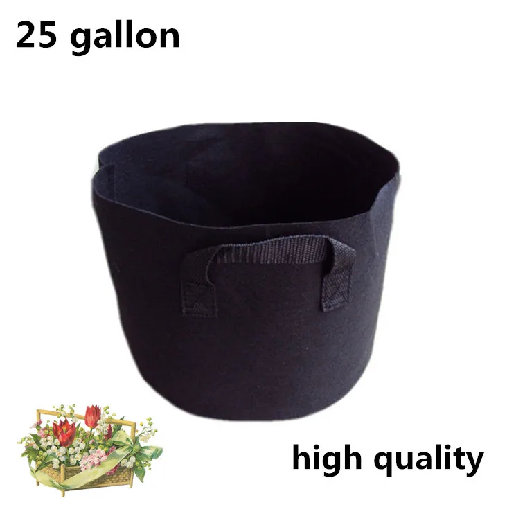 

The home garden balcony garden pots of organic vegetables planting Gardening planting bags 25gallon Forrtree