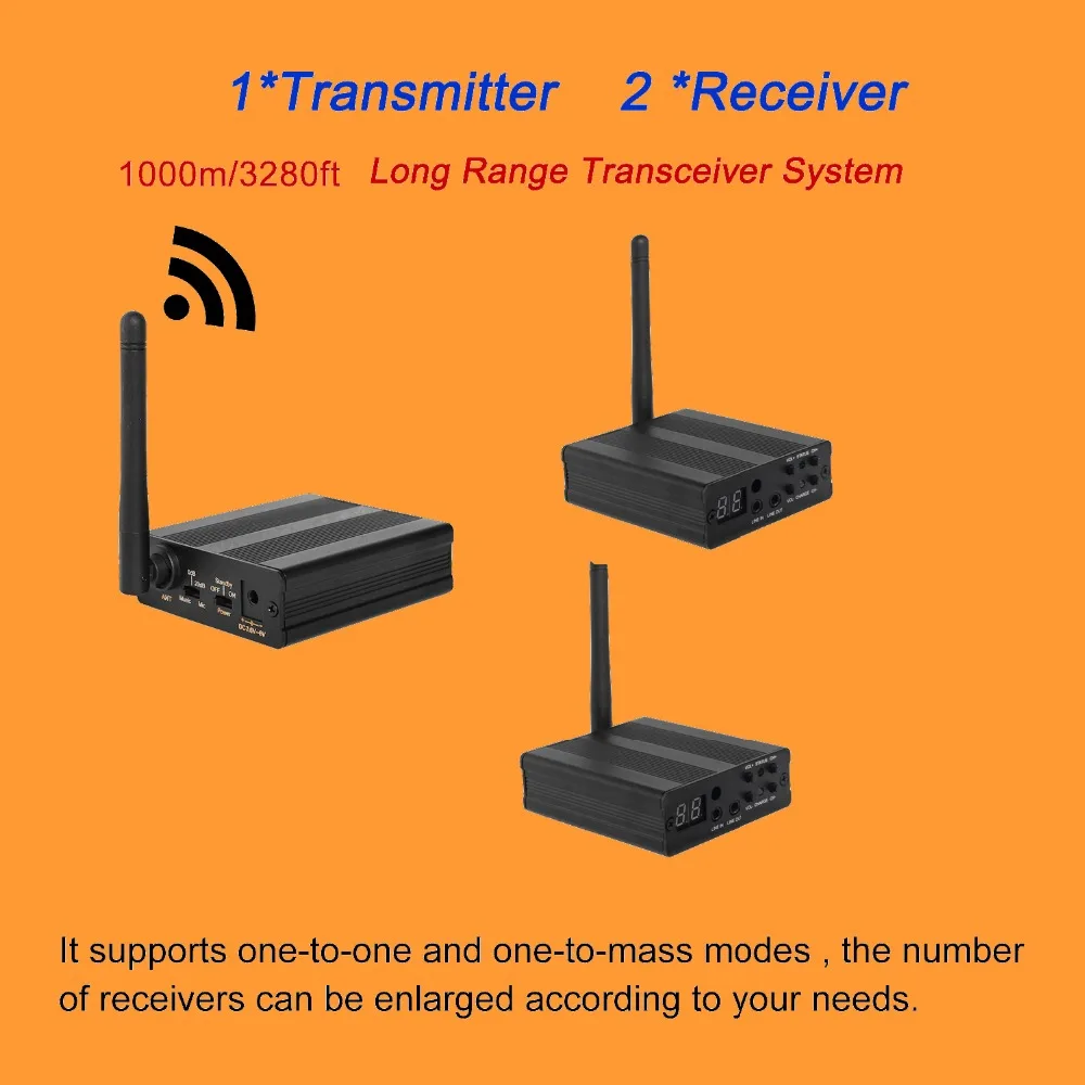 TP WIRELESS 2 4 GHz приемник отправителя 3 5 мм анти помехи 3000ft длинный дистанцетрансивер
