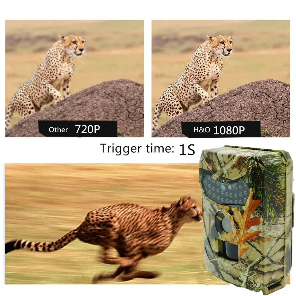 Фотоловушка Wild Camera 12MP 1080P ловушка для охоты с датчиком движения
