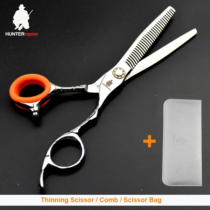 thinner with bag Скидка 30% HT9136 ножницы для волос профессиональные ножницы набор Япония 6 дюймов Парикмахерские филировочные ножницы для парикмахерской машинки для стрижки волос - Цвет: thinner with bag