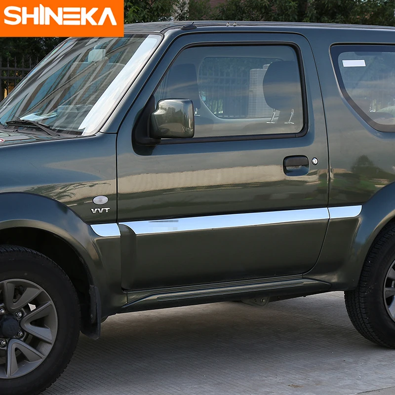 SHINEKA ABS автомобильный Стайлинг корпус автомобиля дверь боковой молдинг крышка