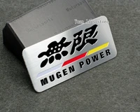 wholesale 10 pcs aluminum alloy metal mugen power car body emblems badge sticker decoration 9042mm car styling
