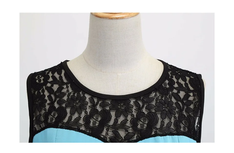 Летнее кружевное платье для девочек; Robe Femme Для женщин элегантные Винтаж вечерние платье Повседневное женские офисные рабочие трапециевидной формы миди платье размера плюс