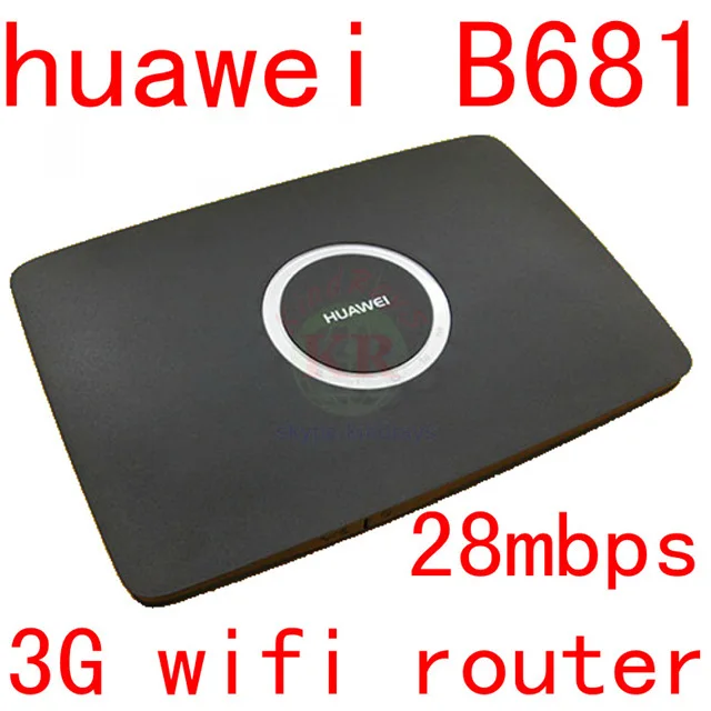 Разблокированный huawei B681 3g беспроводной маршрутизатор к оператору сотовой связи