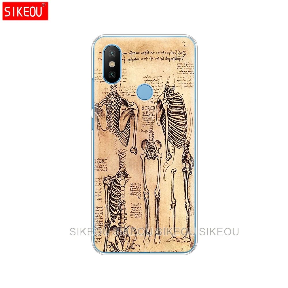 Силиконовый чехол для Xiaomi Mi 8 8SE A1 A2 5 5S 5X 6 Mi5 MI6 NOTE 3 MAX Mix 2 2S Италия Леонардо да Винчи
