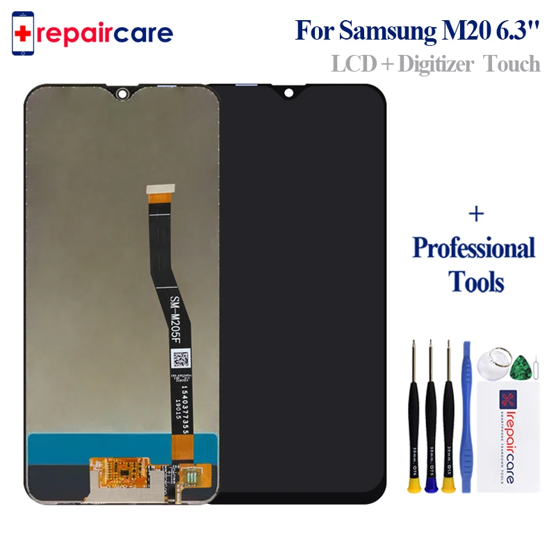 6 3 &quotAAA Оригинальный ЖК дисплей для samsung Galaxy M20 M205 M205F SM M205F/DS + сенсорный экран