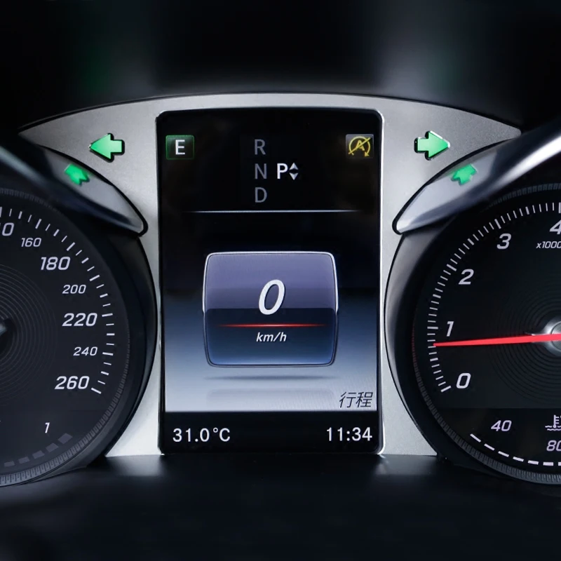 Декоративные панели для экрана автомобиля алюминиевый сплав Стайлинг Mercedes Benz C