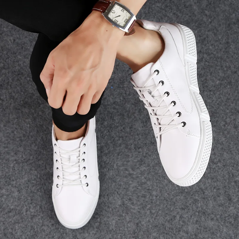 DENGKELAI Shoes Men Leather Comforable Shoe Winter Footwear Suede Luxury Brand Sneakers | Обувь