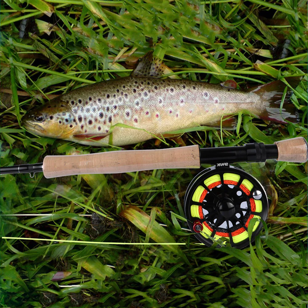 

Goture SPARK Fly Reel 5/6 7/8 2+1BB Fishing Reel Max Drag 8kg Super Lightweight CNC-machined Aluminum Large Arbor Fly Fishing