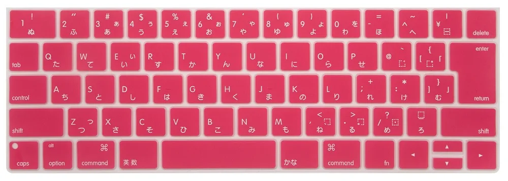 Японская версия клавиатура крышка в ноутбук клавиатура Чехлы для Mac book touch bar 13 15 дюймов Клавиатура для ноутбука Чехлы Чехол